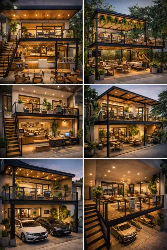 Mezannine Cafe Modern di Jati Sari